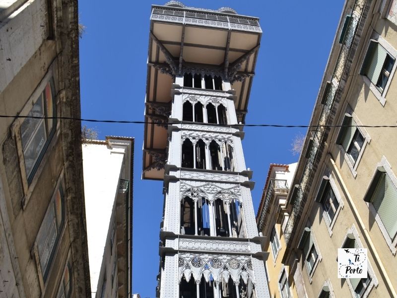 Portogallo Lisbona Elevador Santa Justa